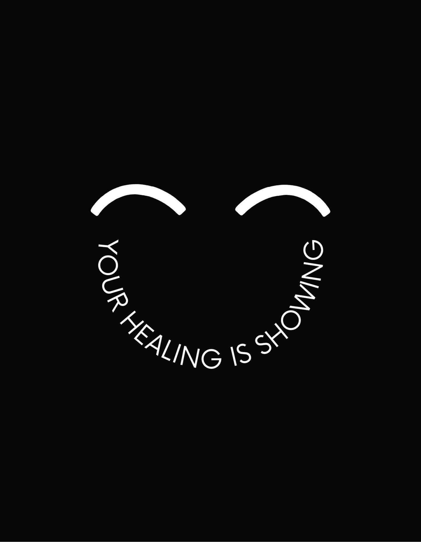 Your Healing Is Showing Luxe Crewneck