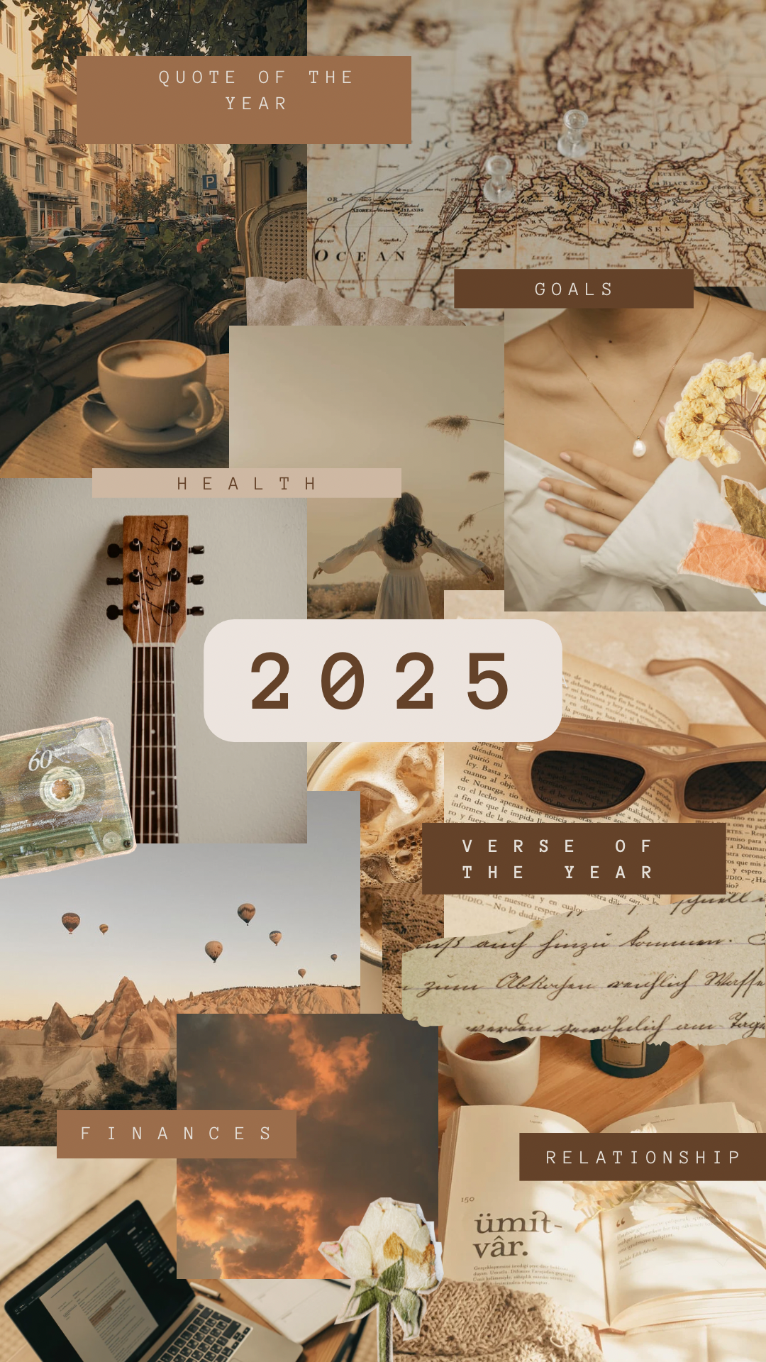 2025 Rebrand Mood Board Template