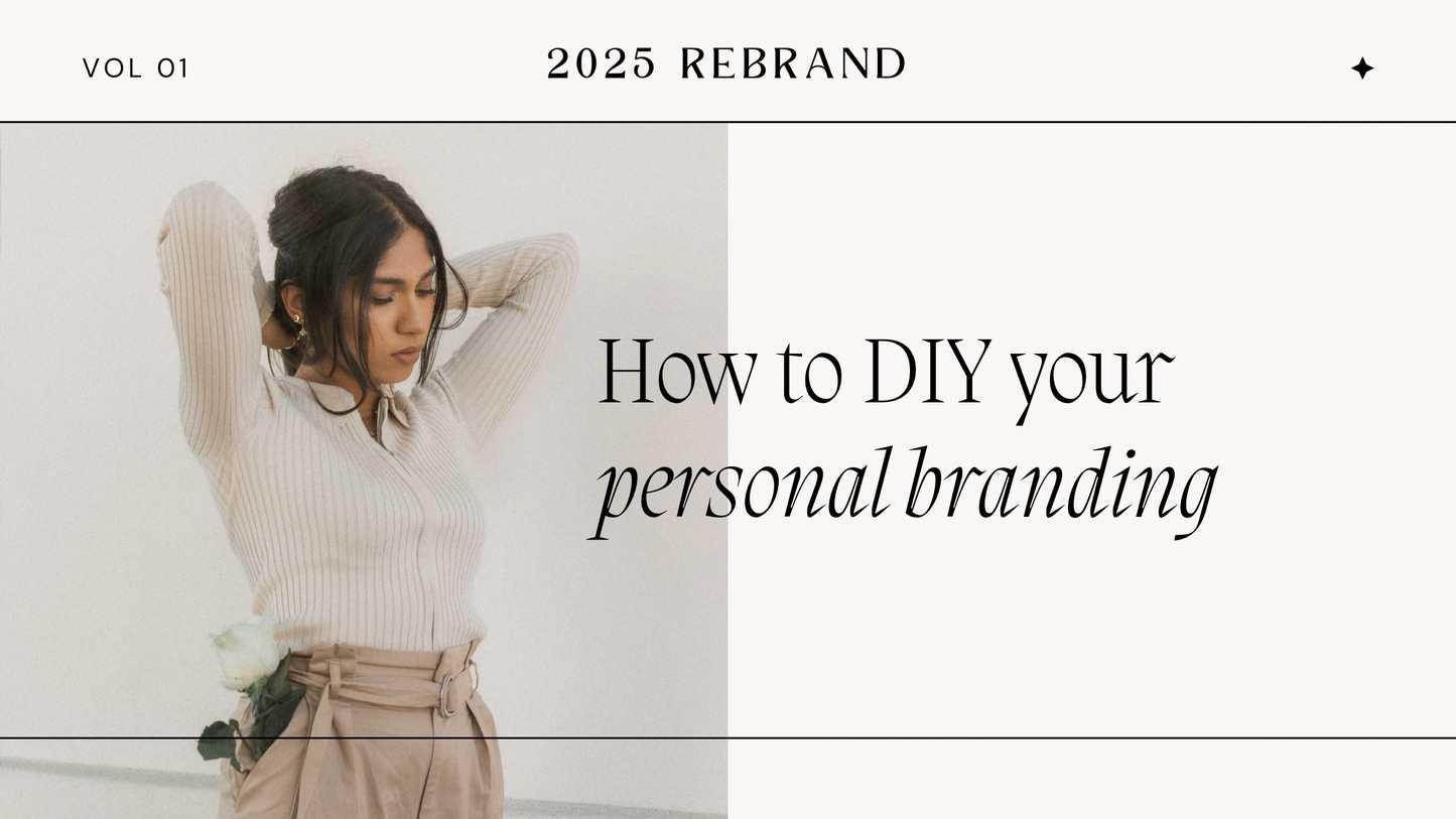 2025 Rebrand Mood Board Template
