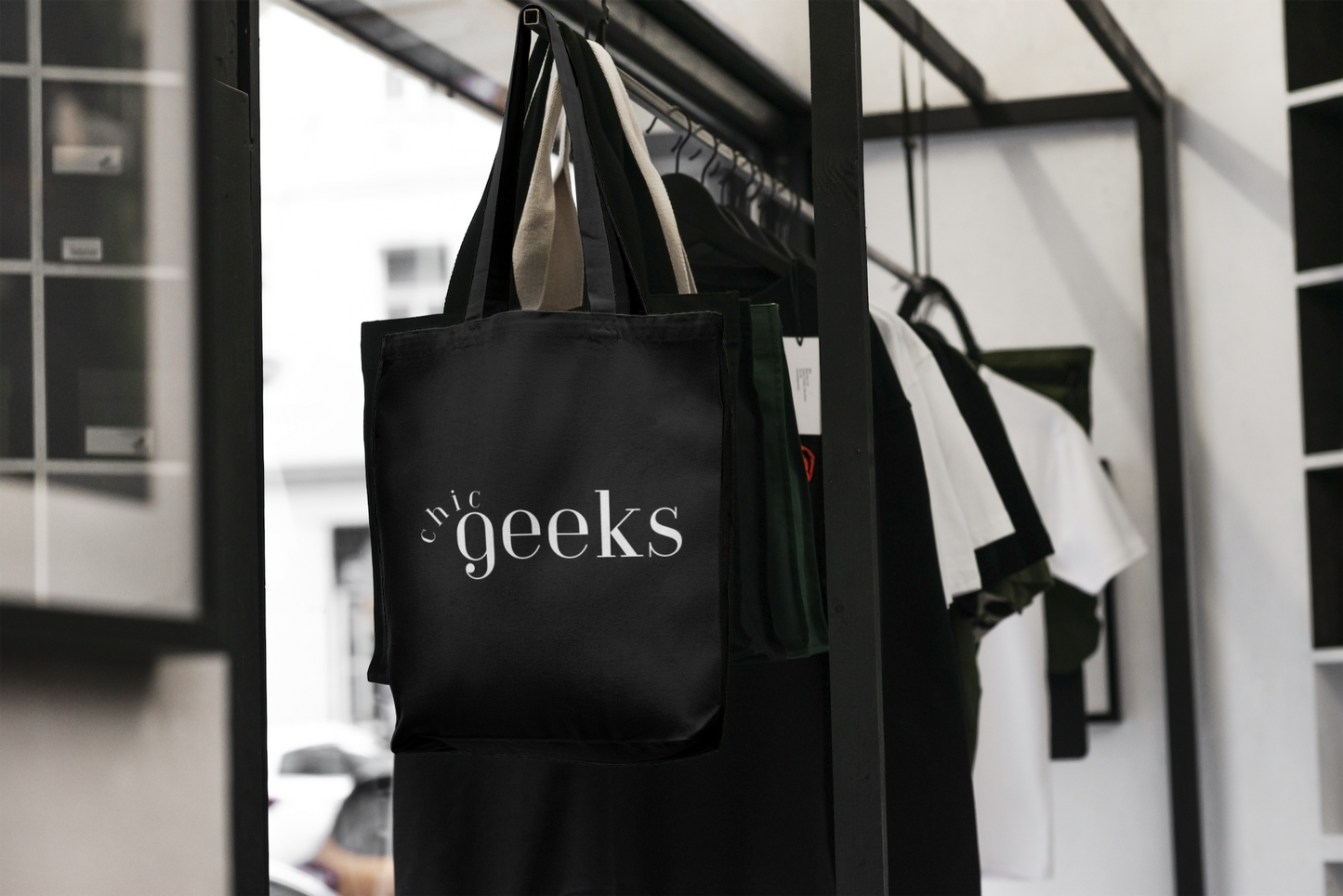 Chic Geeks Logo Tote Bag
