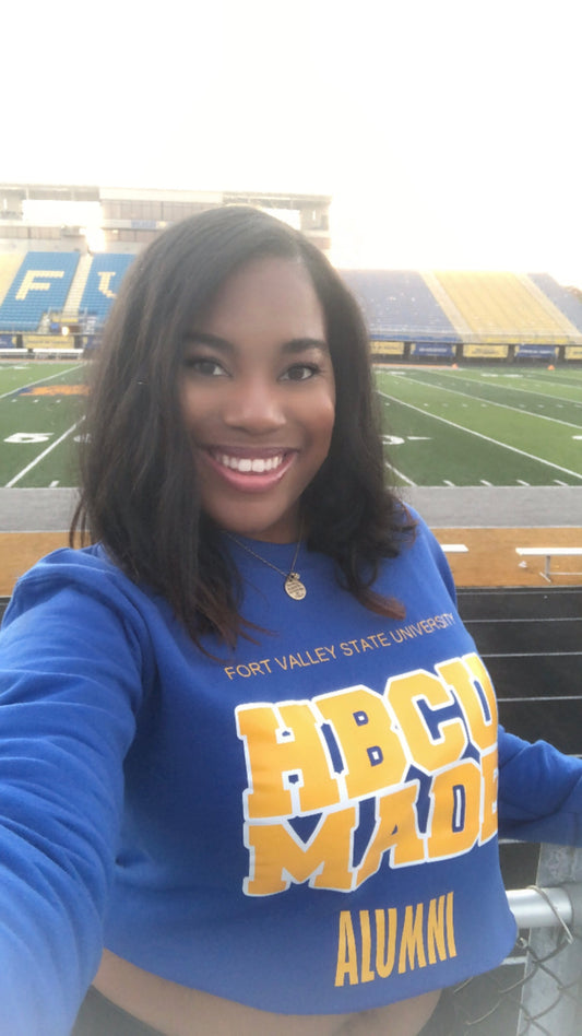 HBCU MADE LUXE CROPPED SWEATER