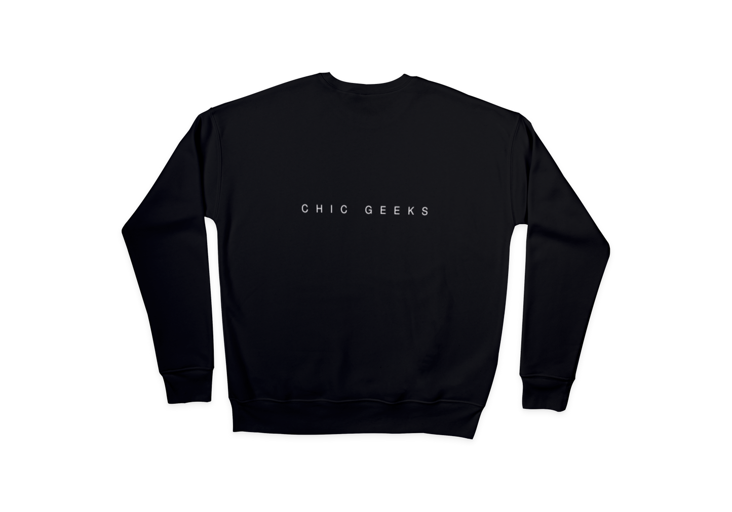 Chic Geeks Minimalist Logo Crewneck Sweater