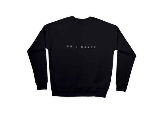Chic Geeks Minimalist Logo Crewneck Sweater